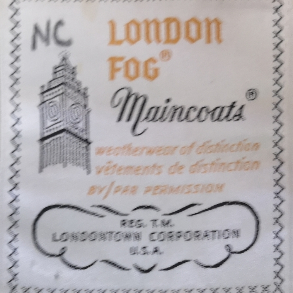 Vintage London Fog Gender Neutral Trench Coat - Picture 3 of 6